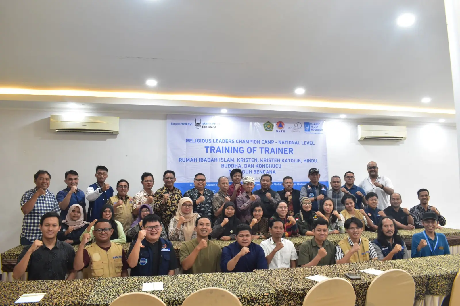 BNPB Dukung Pelatihan Nasional Tokoh Agama untuk Penguatan Rumah Ibadah Tangguh Bencana